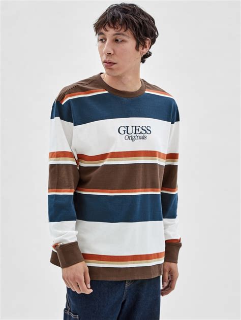 guess striped long sleeve